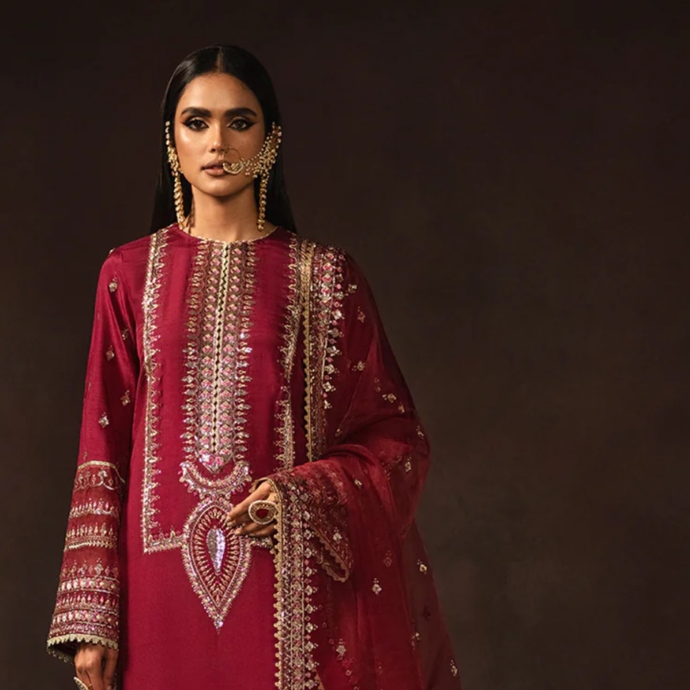 Afrozeh raw silk
